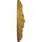 Ekena Millwork Flower Spiral Ceiling Medallion (Fits Canopies up to 2"), 12 1/4"OD x 2 1/4"P, Pharaohs Gold CM12FLPGS - alternate 2